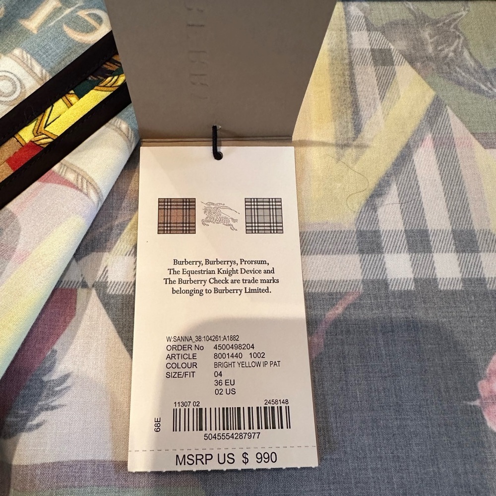Women’s Burberry London Vintage MIDI Derby Dress NWT - Picture 7 of 12